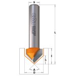 Fresa a para ranuras en V (90) HWM S:6 D:6x8 715.060.11 CMT