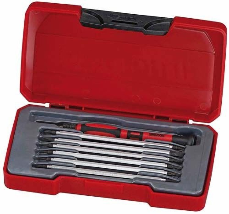 Juego de minidestornillador y puntas TM708 - 8 PIEZAS TENGTOOLS