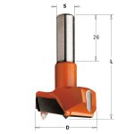 Broca para bisagras HM D:25x57.5 S:10x26 SX 317.250.12 CMT