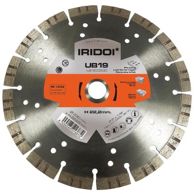 Imagen Disco de diamante UB19 230mm Iridoi